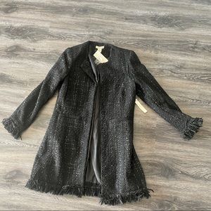WOMENS BLACK VERTIGO PARIS COAT